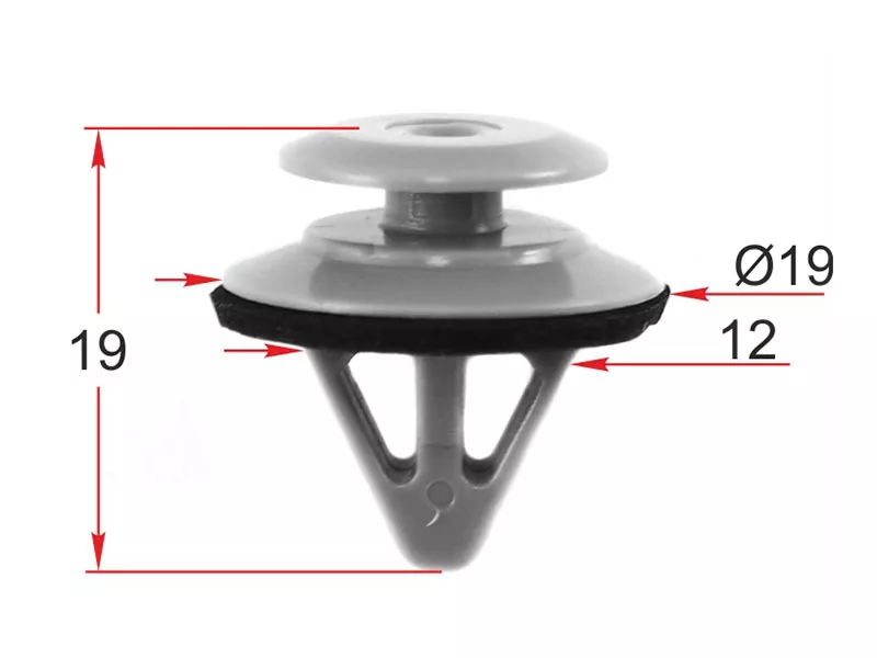 Клипса обшивки двери MAZDA (Продажа по 10шт) - Артикул STM12373 - Производитель Sat - Фото, Отзывы, Цены 