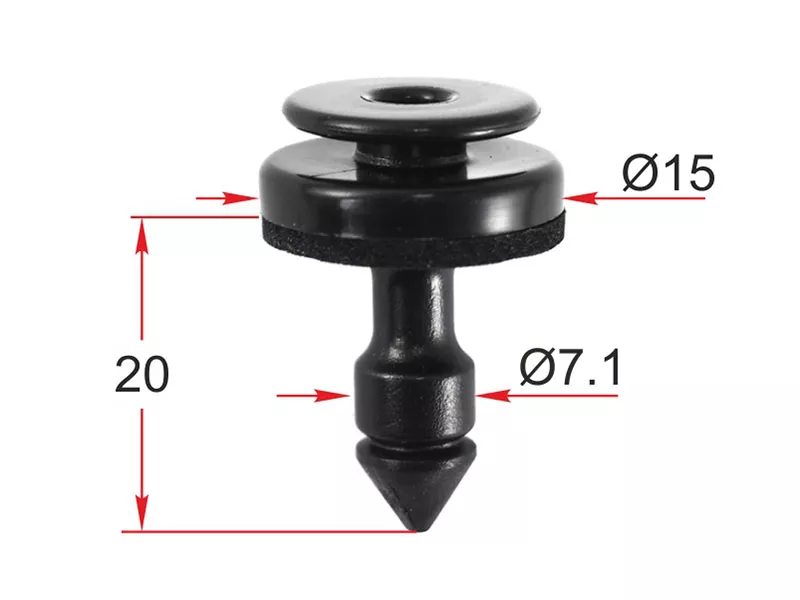 Клипса обшивки двери JAGUAR (Продажа по 10шт) - Артикул STM12381 - Производитель Sat - Фото, Отзывы, Цены 