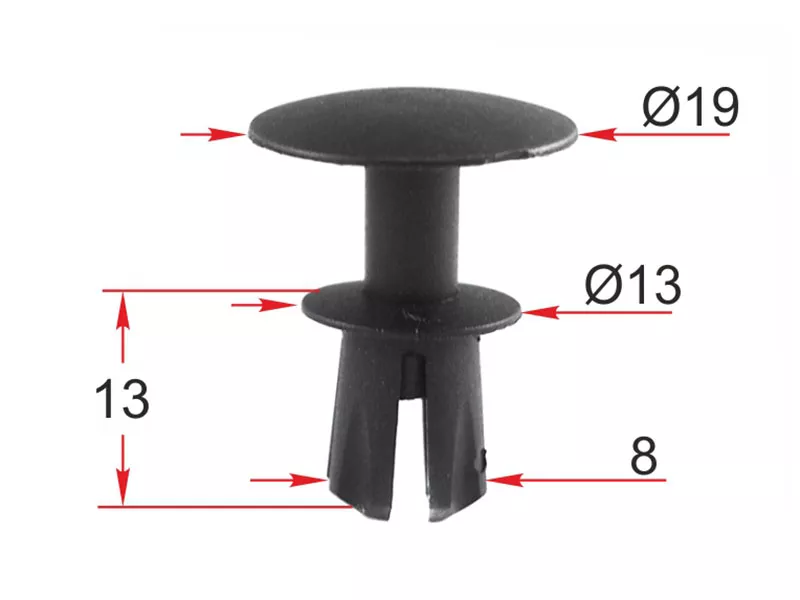 Клипса обшивки кузова LAND ROVER (Продажа по 10шт) - Артикул STM12382 - Производитель Sat - Фото, Отзывы, Цены 