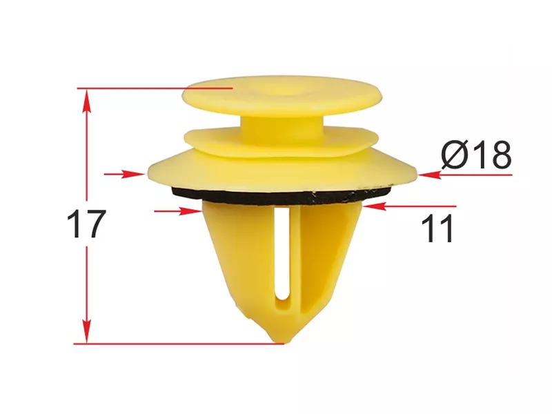 Клипса обшивки двери MERCEDES (Продажа по 10шт) - Артикул STM12388 - Производитель Sat - Фото, Отзывы, Цены 