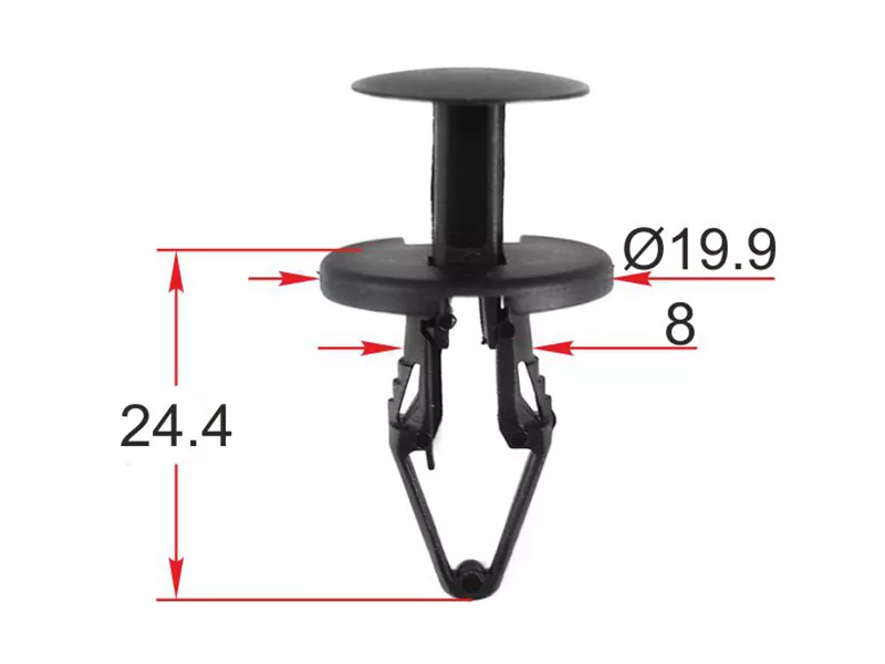 Клипса крепежная GM (Продажа по 10шт) - Артикул STM12418 - Производитель Sat - Фото, Отзывы, Цены 