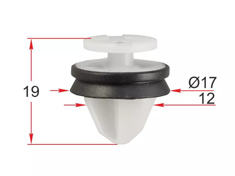 Клипса обшивки двери RENAULT/PEUGEOT/FIAT (Продажа по 10шт) - Артикул STM12421 - Производитель Sat - Фото, Отзывы, Цены 