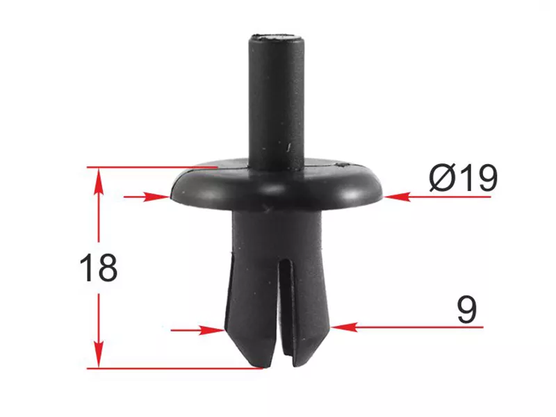 Клипса крепежная GM (Продажа по 10шт) - Артикул STM12422 - Производитель Sat - Фото, Отзывы, Цены 