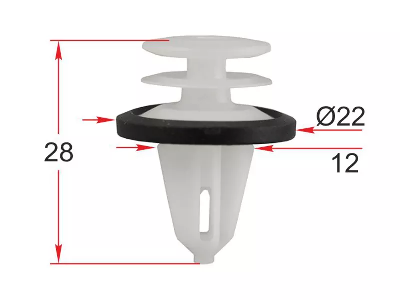 Клипса обшивки двери FORD (Продажа по 10шт) - Артикул STM12424 - Производитель Sat - Фото, Отзывы, Цены 