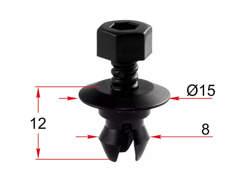 Клипса крепежная VAG (Продажа по 10шт) - Артикул STM12427 - Производитель Sat - Фото, Отзывы, Цены 