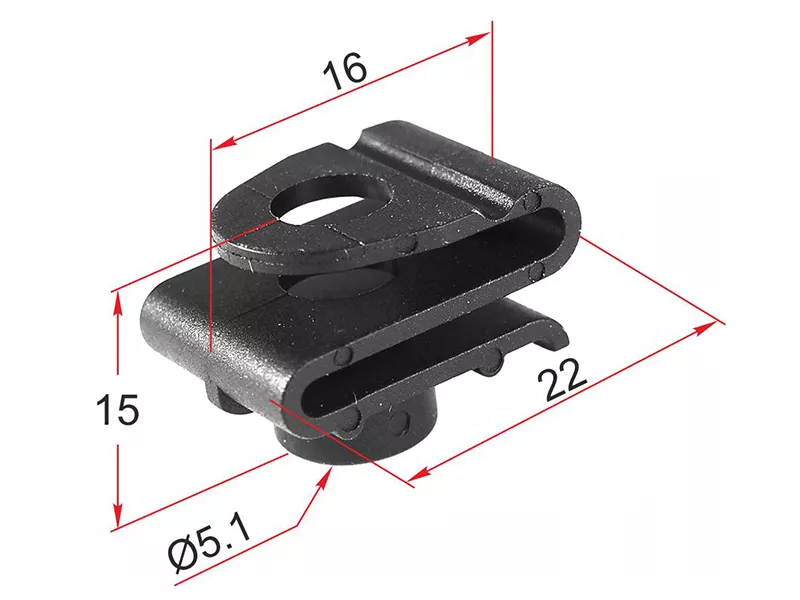 Клипса крепления подкрылка HYUINDAI/KIA (Продажа по 10шт) - Артикул STM12429 - Производитель Sat - Фото, Отзывы, Цены 