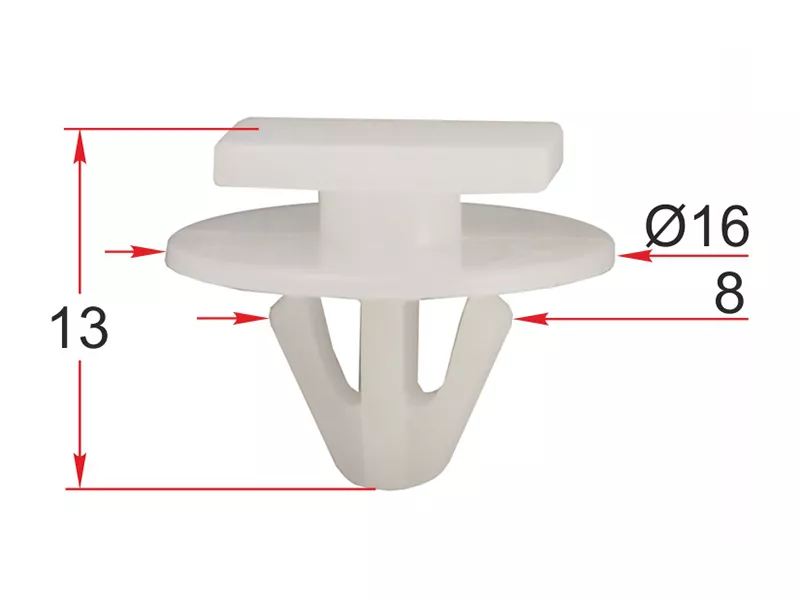 Клипса молдинга кузова GM (Продажа по 10шт) - Артикул STM12432 - Производитель Sat - Фото, Отзывы, Цены 