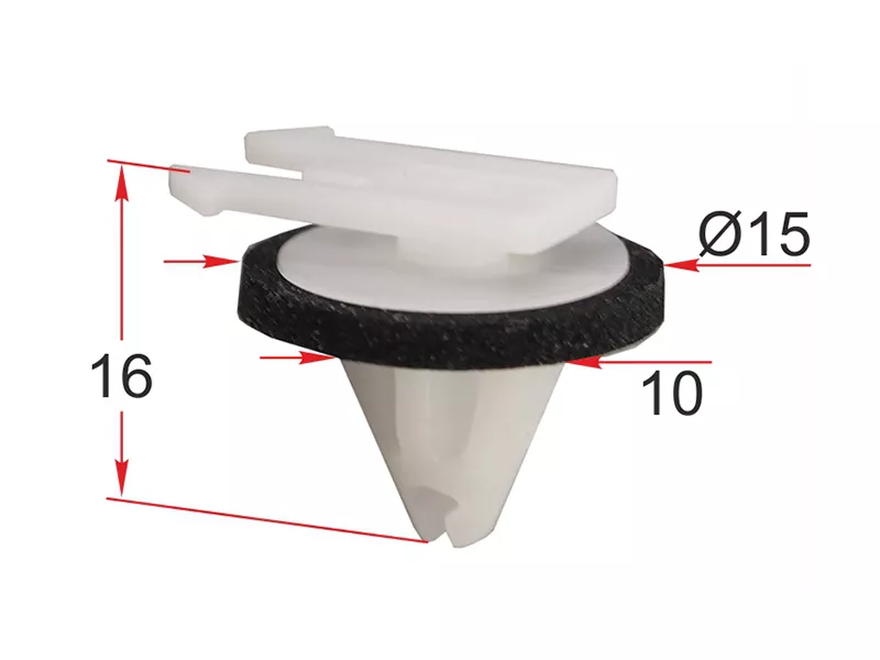 Клипса молдинга крышки багажника FORD (Продажа по 10шт) - Артикул STM12439 - Производитель Sat - Фото, Отзывы, Цены 