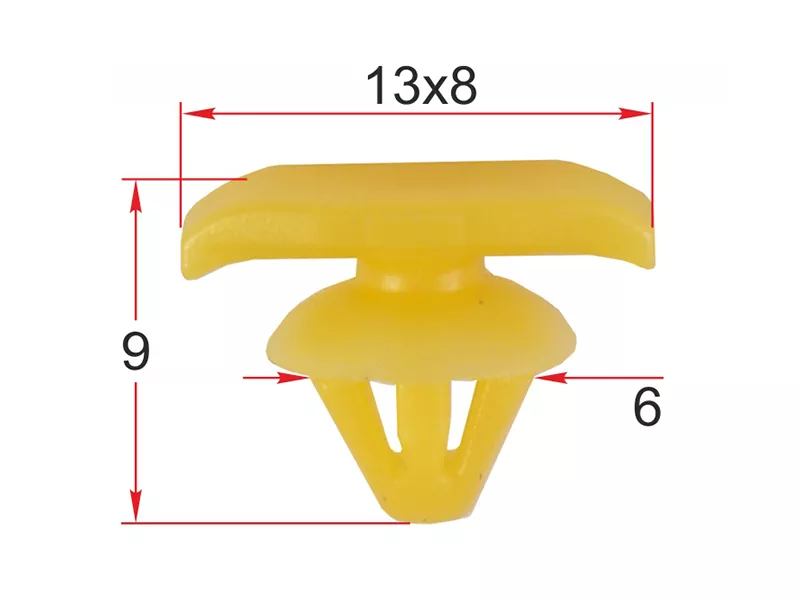 Клипса уплотнителя двери VAG (Продажа по 10шт) - Артикул STM12444 - Производитель Sat - Фото, Отзывы, Цены 