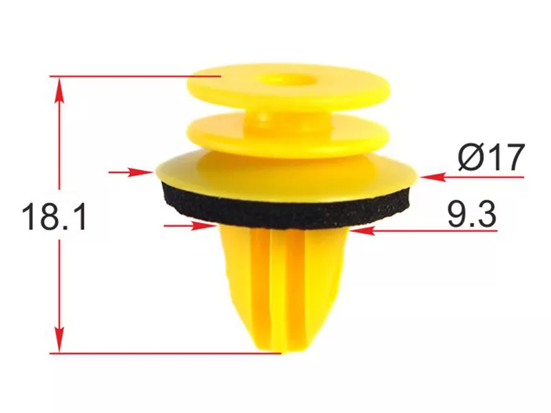 Клипса обшивки двери MERCEDES (Продажа по 10шт) - Артикул STM12446 - Производитель Sat - Фото, Отзывы, Цены 