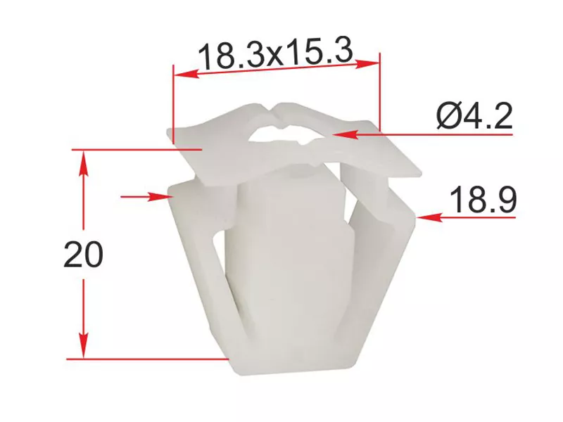 Клипса крепления бампера VAG (Продажа по 10шт) - Артикул STM12447 - Производитель Sat - Фото, Отзывы, Цены 