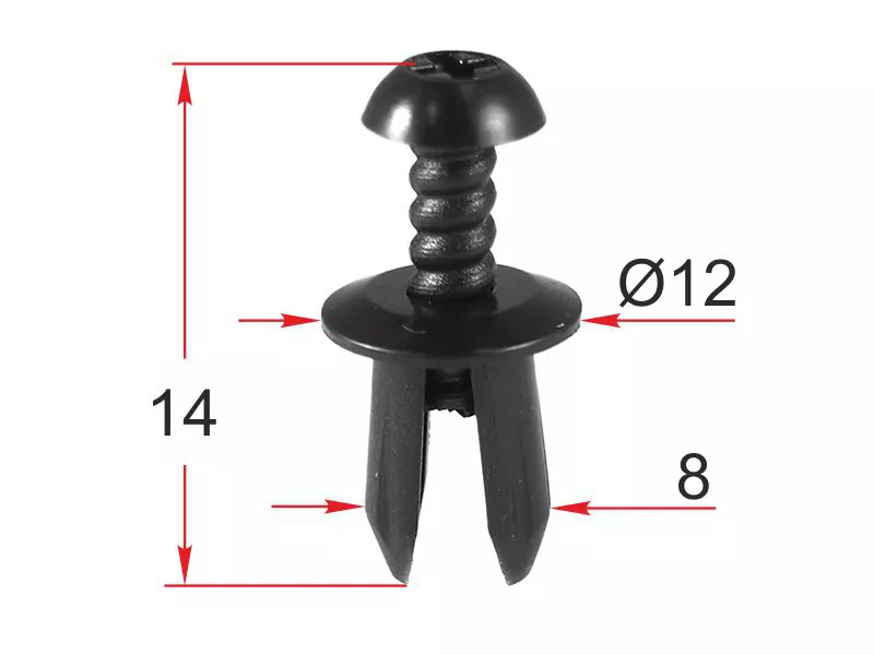 Клипса крепежная BMW/MINI (Продажа по 10шт) - Артикул STM12449 - Производитель Sat - Фото, Отзывы, Цены 