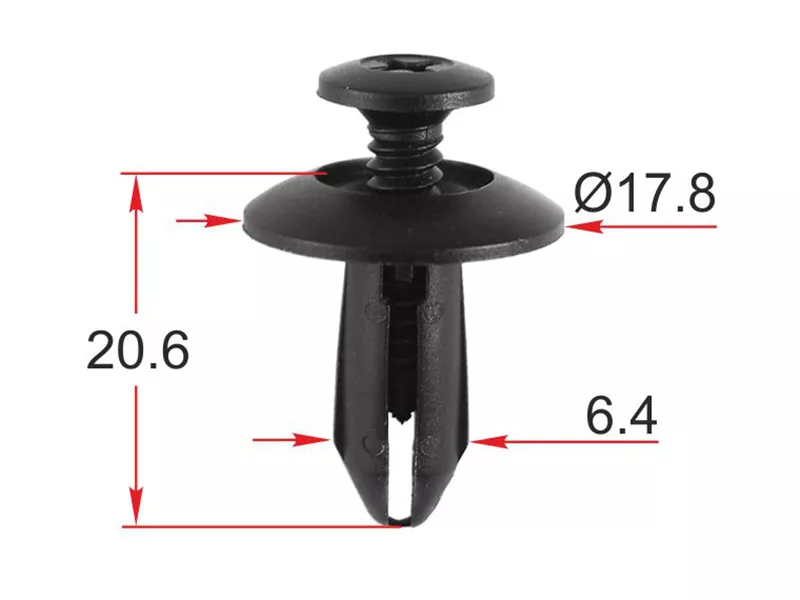 Клипса крепежная FORD (Продажа по 10шт) - Артикул STM12455 - Производитель Sat - Фото, Отзывы, Цены 