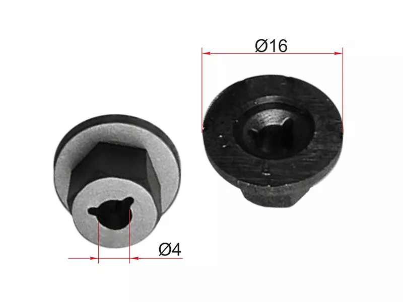 Гайка пластиковая GM (Продажа по 10шт) - Артикул STM12459 - Производитель Sat - Фото, Отзывы, Цены 