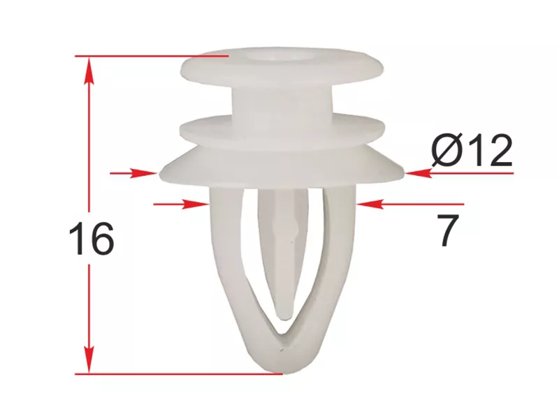 Клипса обшивки двери GM (Продажа по 10шт) - Артикул STM12476 - Производитель Sat - Фото, Отзывы, Цены 