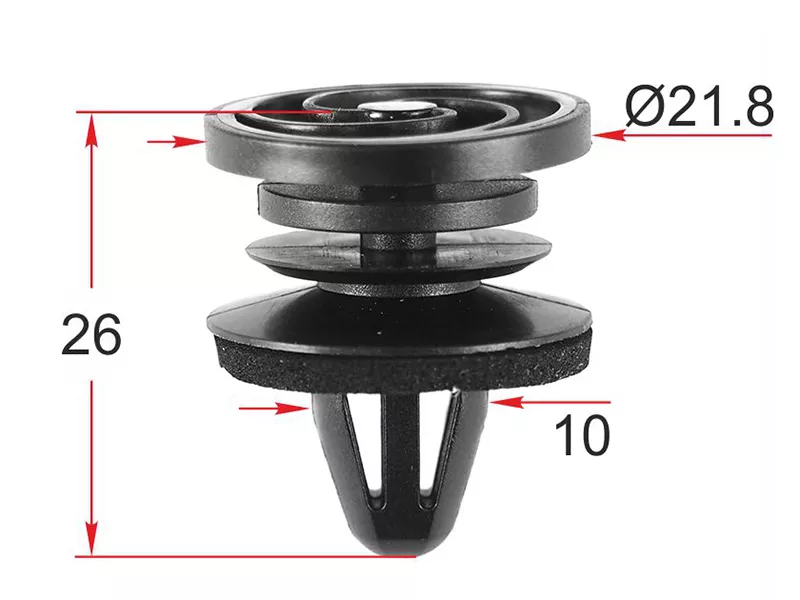 Клипса обшивки двери VAG (Продажа по 10шт) - Артикул STM12504 - Производитель Sat - Фото, Отзывы, Цены 