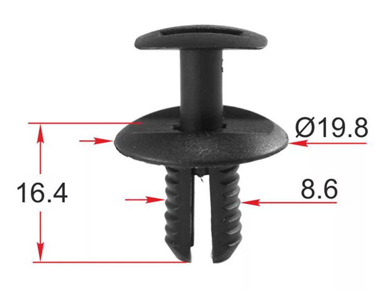 Клипса крепежная MERCEDES (Продажа по 10шт) - Артикул STM12527 - Производитель Sat - Фото, Отзывы, Цены 