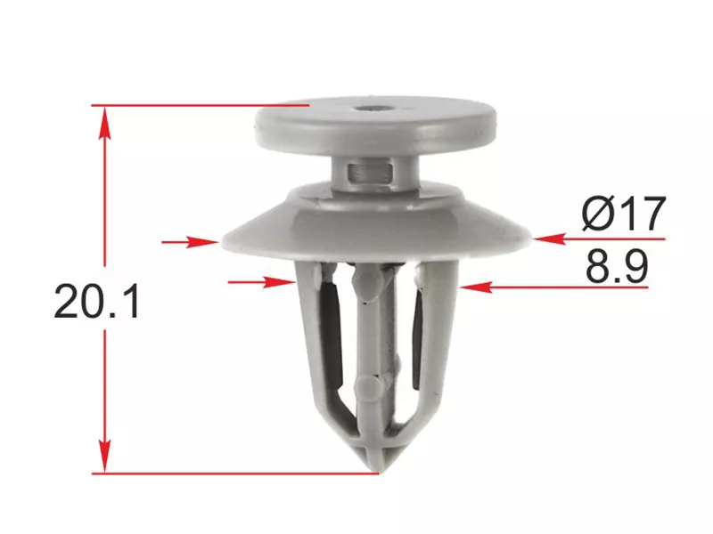 Клипса обшивки двери GM (Продажа по 10шт) - Артикул STM12543 - Производитель Sat - Фото, Отзывы, Цены 