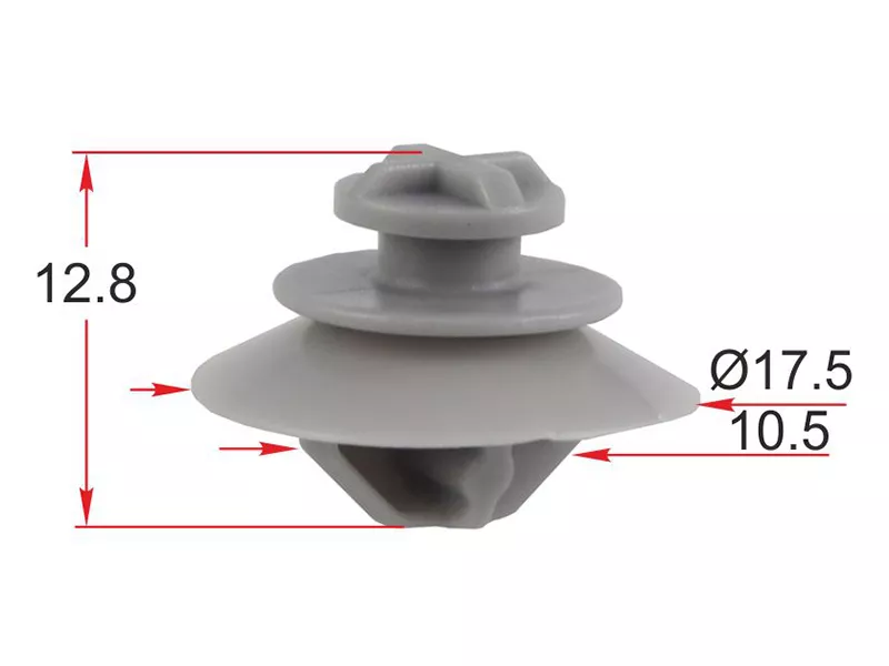 Клипса обшивки двери CITROEN/PEUGEOT (Продажа по 10шт) - Артикул STM12546 - Производитель Sat - Фото, Отзывы, Цены 