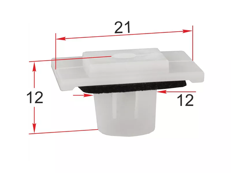 Клипса молдинга кузова HONDA (Продажа по 10шт) - Артикул STM12551 - Производитель Sat - Фото, Отзывы, Цены 