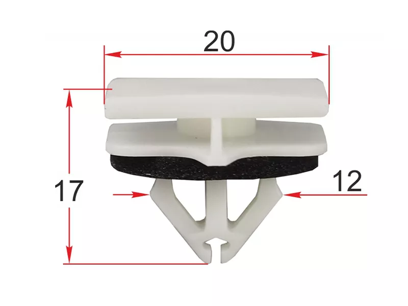 Клипса крепления молдинга FORD (Продажа по 10шт) - Артикул STM12561 - Производитель Sat - Фото, Отзывы, Цены 