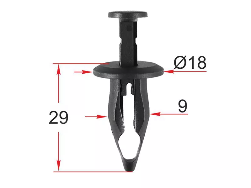 Клипса крепежная GM (Продажа по 10шт) - Артикул STM12562 - Производитель Sat - Фото, Отзывы, Цены 