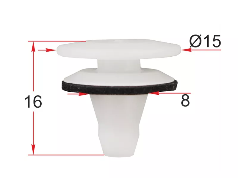 Клипса крепления заднего фонаря HYUNDAI/KIA (1 шт.) - Артикул STM12563 - Производитель Sat - Фото, Отзывы, Цены 