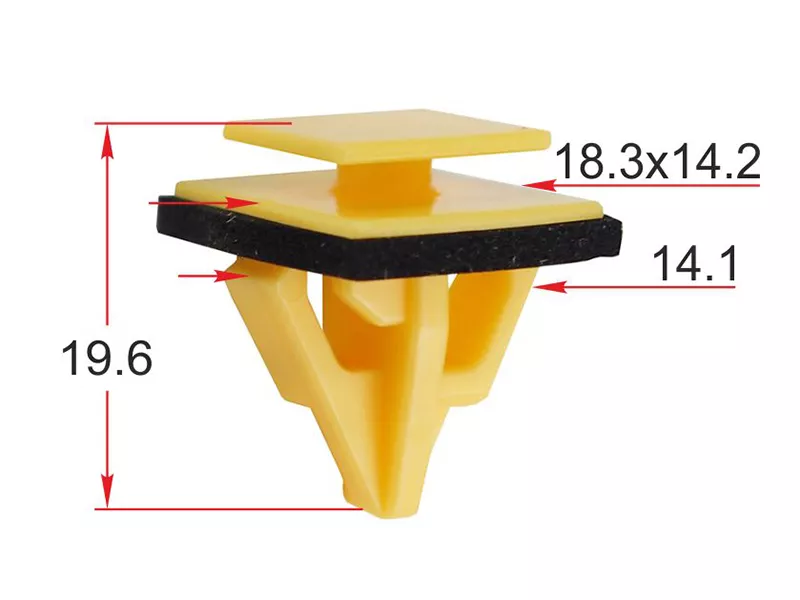 Клипса молдинга кузова HYUNDAI/KIA (Продажа по 10шт) - Артикул STM12581 - Производитель Sat - Фото, Отзывы, Цены 