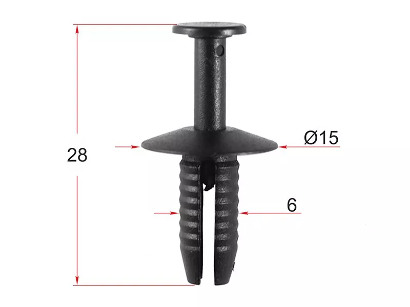 Клипса крепежная BMW/VAG (Продажа по 10шт) - Артикул STM12603 - Производитель Sat - Фото, Отзывы, Цены 