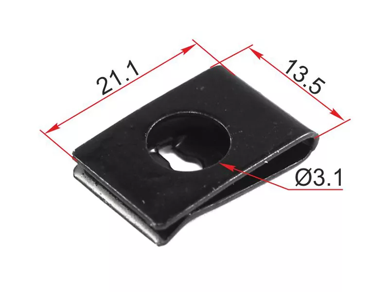 Зажим металлический под саморез VAG (Продажа по 10шт) - Артикул STM12626 - Производитель Sat - Фото, Отзывы, Цены 