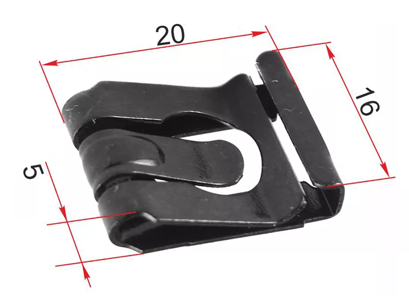 Зажим металлический RENAULT (Продажа по 10шт) - Артикул STM12629 - Производитель Sat - Фото, Отзывы, Цены 