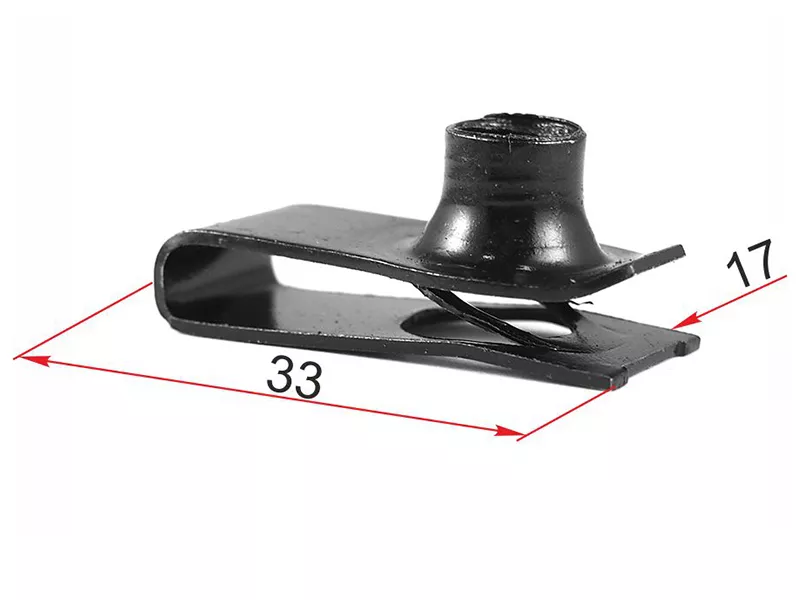 Зажим металлический под болт GM/FORD (Продажа по 10шт) - Артикул STM12633 - Производитель Sat - Фото, Отзывы, Цены 