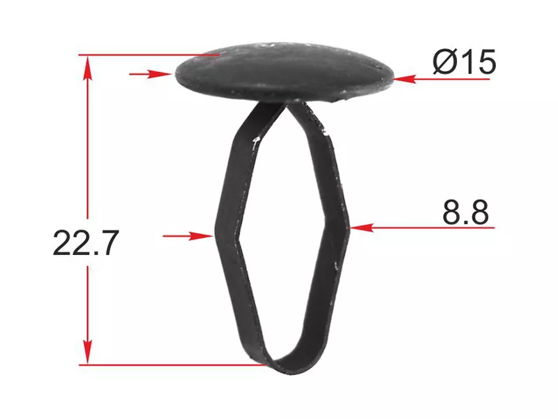 Клипса обшивки кузова FORD (Продажа по 10шт) - Артикул STM12641 - Производитель Sat - Фото, Отзывы, Цены 