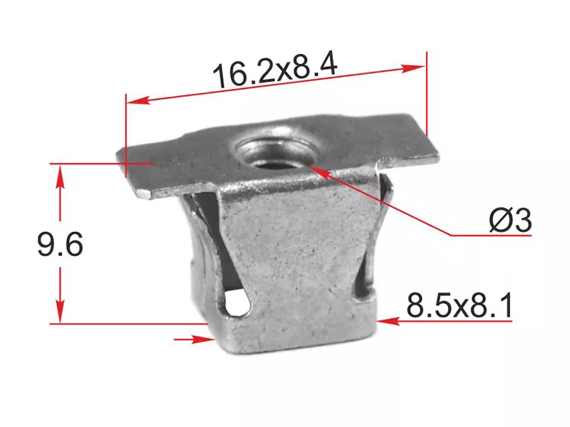 Гайка-фиксатор металлическая GM (Продажа по 10шт) - Артикул STM12644 - Производитель Sat - Фото, Отзывы, Цены 