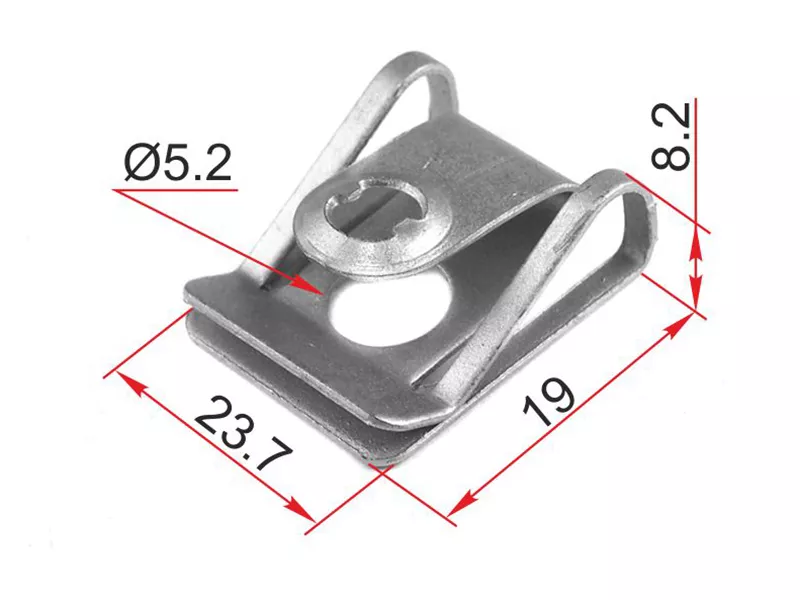 Зажим металлический под болт BMW/VAG (Продажа по 10шт) - Артикул STM12649 - Производитель Sat - Фото, Отзывы, Цены 