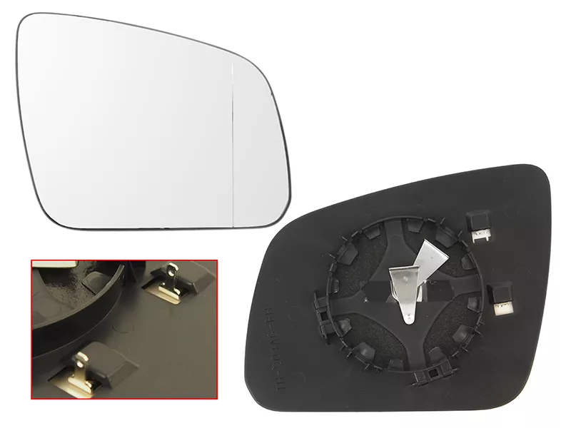 Полотно зеркала Mercedes-Benz C-Class 07-11 (Справа/ Обогрев/ асферическое) - Артикул STMD08940G1 - Производитель Sat - Фото, Отзывы, Цены 