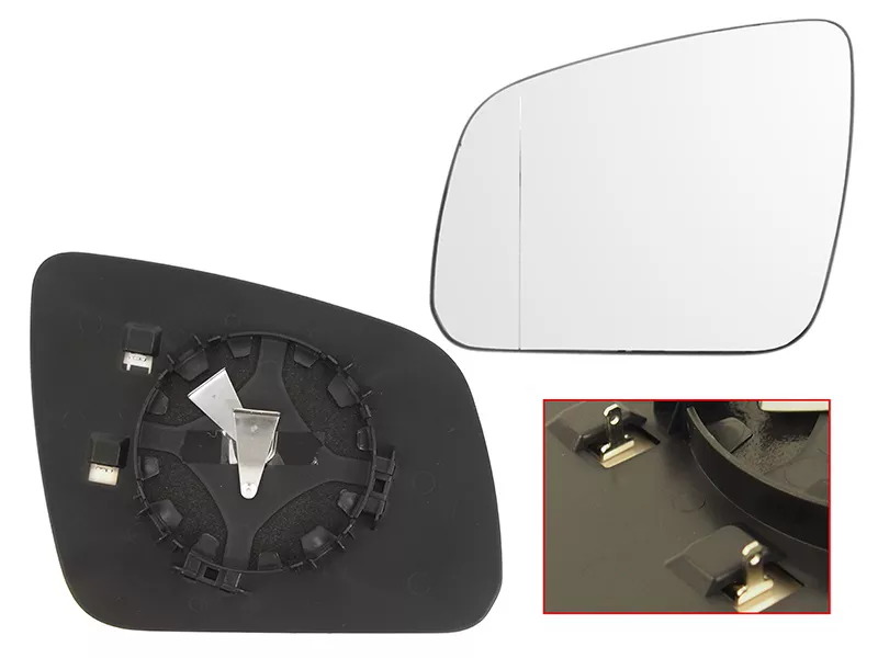 Полотно зеркала Mercedes-Benz C-Class 07-11 (Слева/ Обогрев/ асферическое) - Артикул STMD08940G2 - Производитель Sat - Фото, Отзывы, Цены 