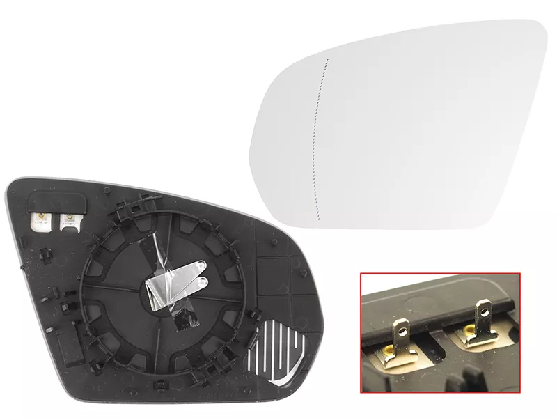 Полотно зеркала Mercedes-Benz E-Class 16-20 / S-Class 13-20 (Слева/ Обогрев/ асферическое) - Артикул STMD12940G2 - Производитель Sat - Фото, Отзывы, Цены 