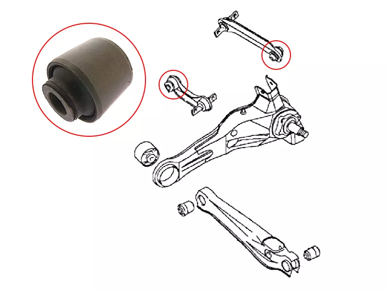Сайлентблок Infiniti FX35 02-08 / Mitsubishi Lancer 95-01 - Артикул STMN101087 - Производитель Sat - Фото, Отзывы, Цены 