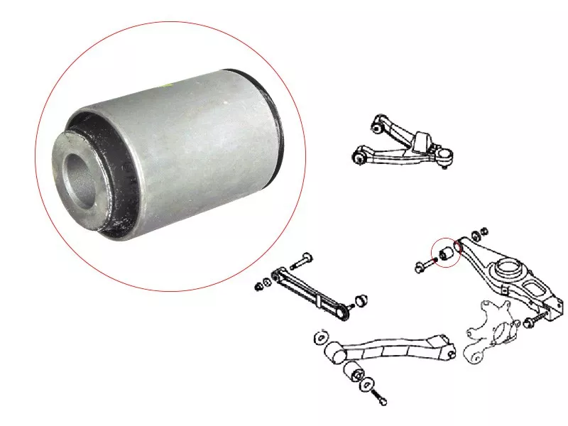 Сайлентблок рычага Mitsubishi Pajero 99-20 - Артикул STMR374672 - Производитель Sat - Фото, Отзывы, Цены 