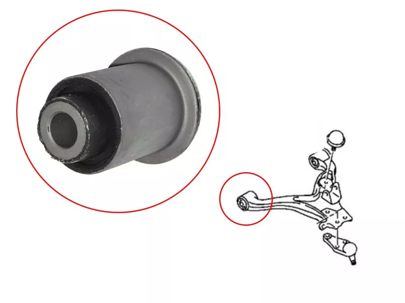 Сайлентблок рычага Mitsubishi Pajero 99-20 / Montero 06 - Артикул STMR510420 - Производитель Sat - Фото, Отзывы, Цены 