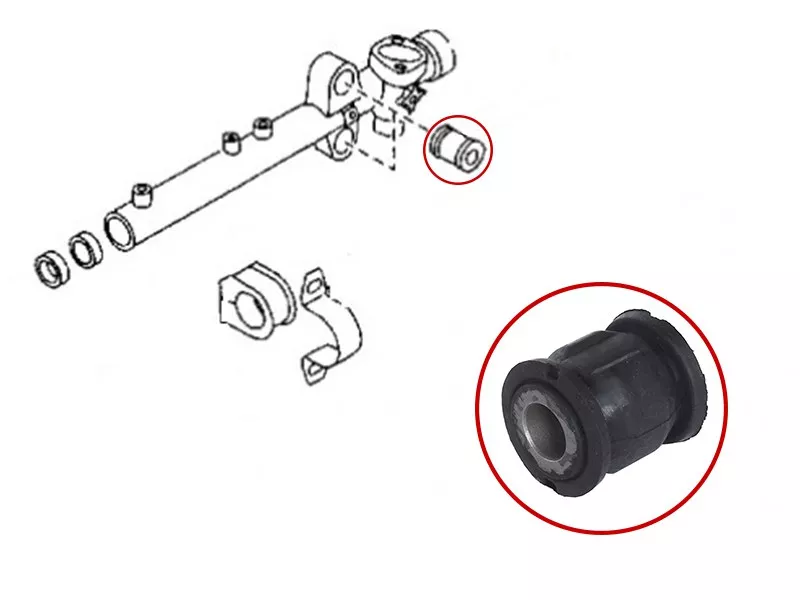Сайлентблок рулевой рейки Mazda CX-7 06-12 / 2 07-15 - Артикул STNC1032123B - Производитель Sat - Фото, Отзывы, Цены 