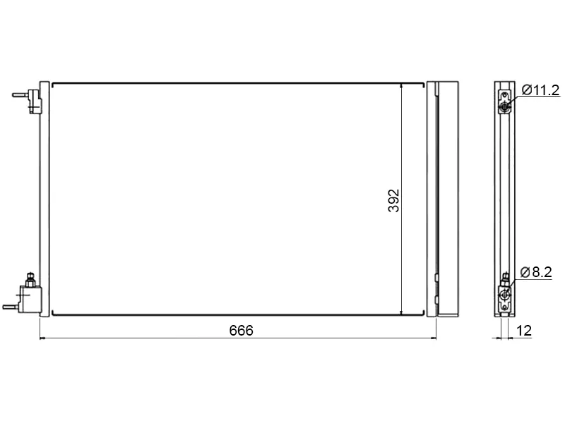 Радиатор кондиционера Opel Insignia 08-17 / Chevrolet Malibu 12-15 - Артикул STOP153940 - Производитель Sat - Фото, Отзывы, Цены 
