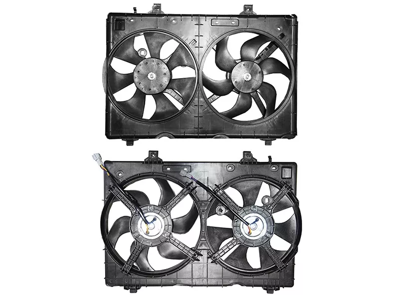 Диффузор радиатора в сборе RENAULT KOLEOS 08 - Артикул STRNK12010 - Производитель Sat - Фото, Отзывы, Цены 