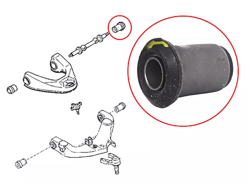 Сайлентблок рычага Mazda Bongo 90- / Nissan Vanette 99-17 - Артикул STS08334830A - Производитель Sat - Фото, Отзывы, Цены 