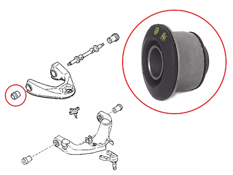 Сайлентблок рычага Kia Bongo 04-12 / Nissan Vanette 99-17 - Артикул STS08334840A - Производитель Sat - Фото, Отзывы, Цены 