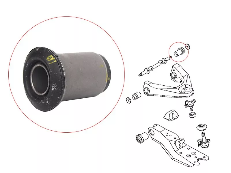 Сайлентблок рычага Mazda Bongo 90- / Nissan Vanette 99-17 - Артикул STS47P34460 - Производитель Sat - Фото, Отзывы, Цены 