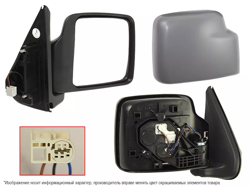 Зеркало Suzuki Jimny 98-19 (Справа/ Регулировка/ 3 контакта) - Артикул STSZ359401 - Производитель Sat - Фото, Отзывы, Цены 