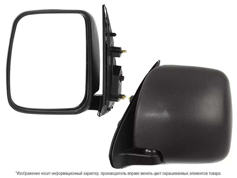 Зеркало Toyota Hiace 04-20 (Слева/ Механическое/ черное) - Артикул STTY74940A2 - Производитель Sat - Фото, Отзывы, Цены 