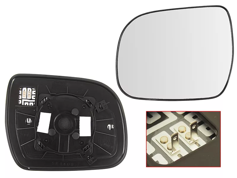 Полотно зеркала Toyota Highlander 07-13 (Слева/ Обогрев) - Артикул STTYG3940G2 - Производитель Sat - Фото, Отзывы, Цены 